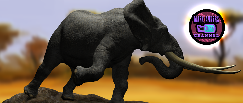 3D Digital Elephant